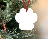 ROTD Sublimation Blank Ornament - 2 Sided - 3.5" Dog Paw